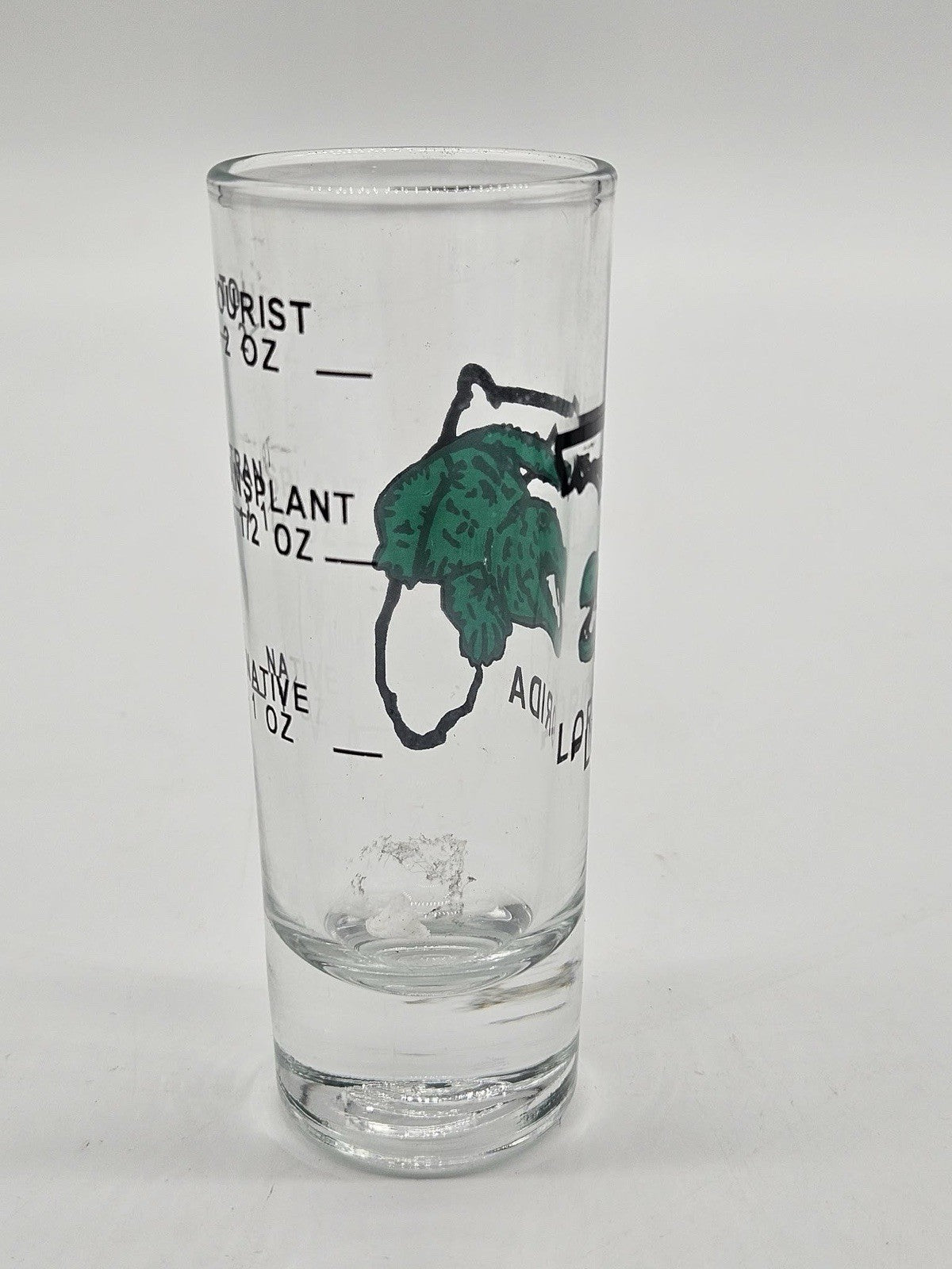 Vintage Florida Alligator Tourist Transplant Native Shot Glass 4"