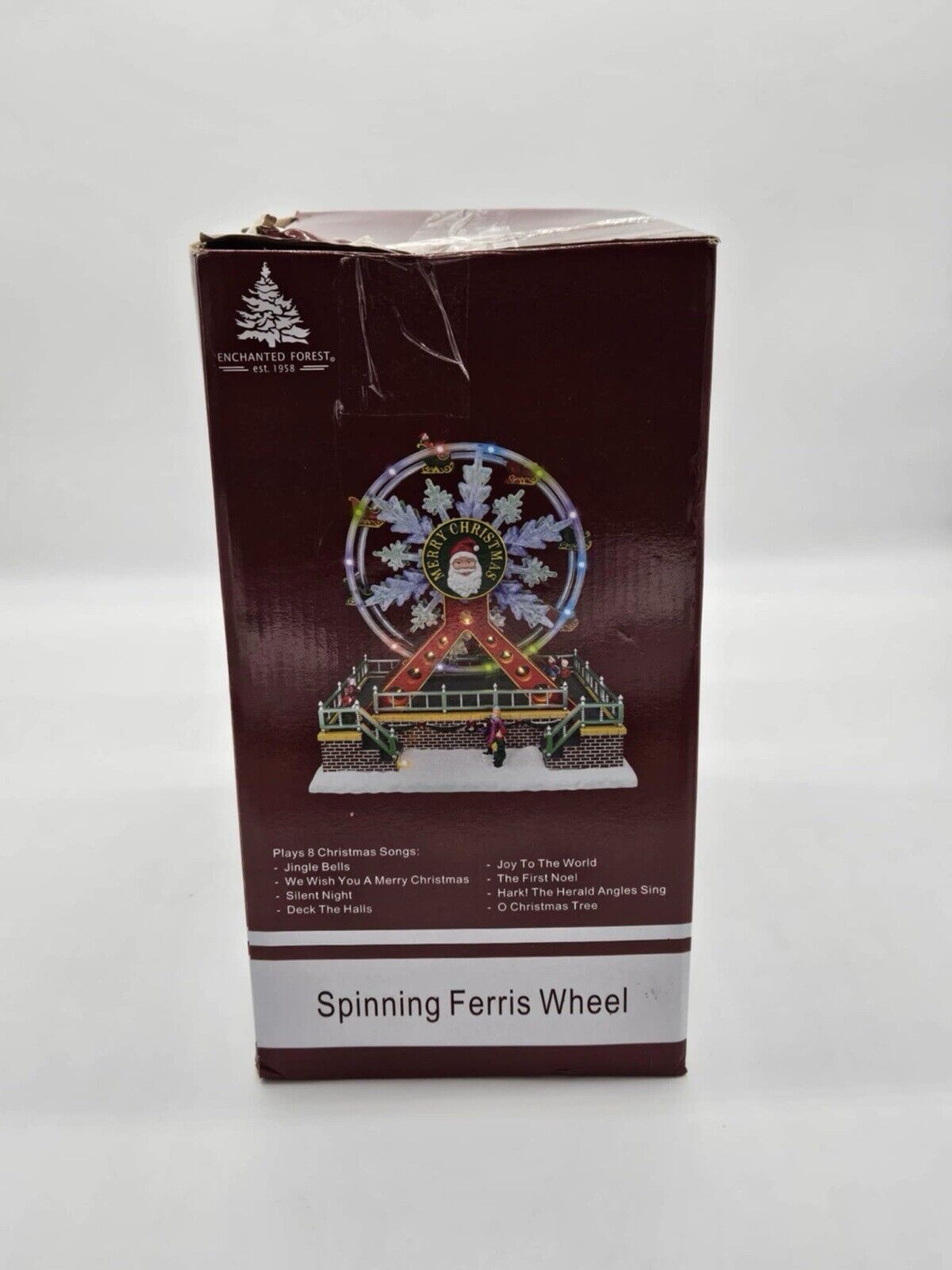 Christmas Enchanted Forest Santa Ferris Wheel Village Light-Up Carnival Ride