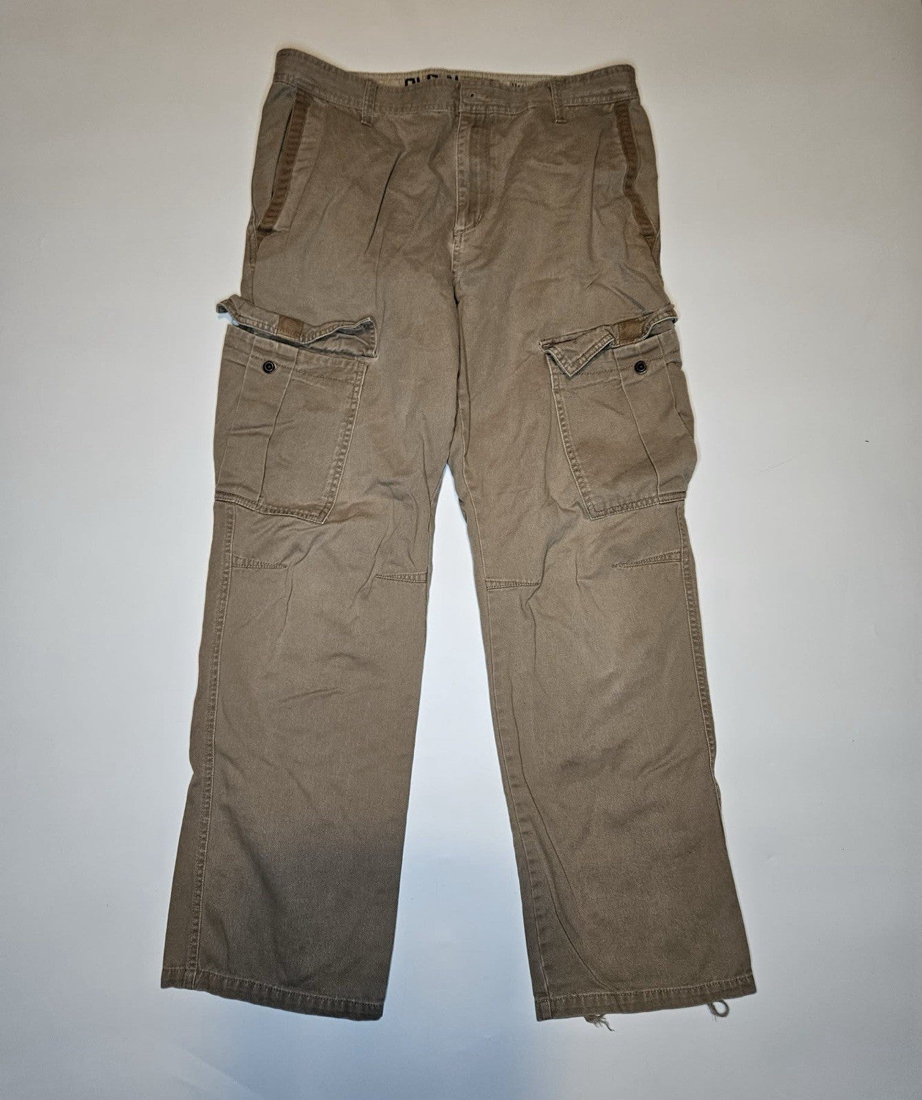 Old Navy Men’s Cargo Pants Khaki 33x32 Straight Leg Utility