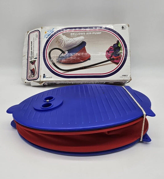 The Wet Set #58611 by Intex Bellows Air Pump 1996 USA 3 Nozzle Sizes