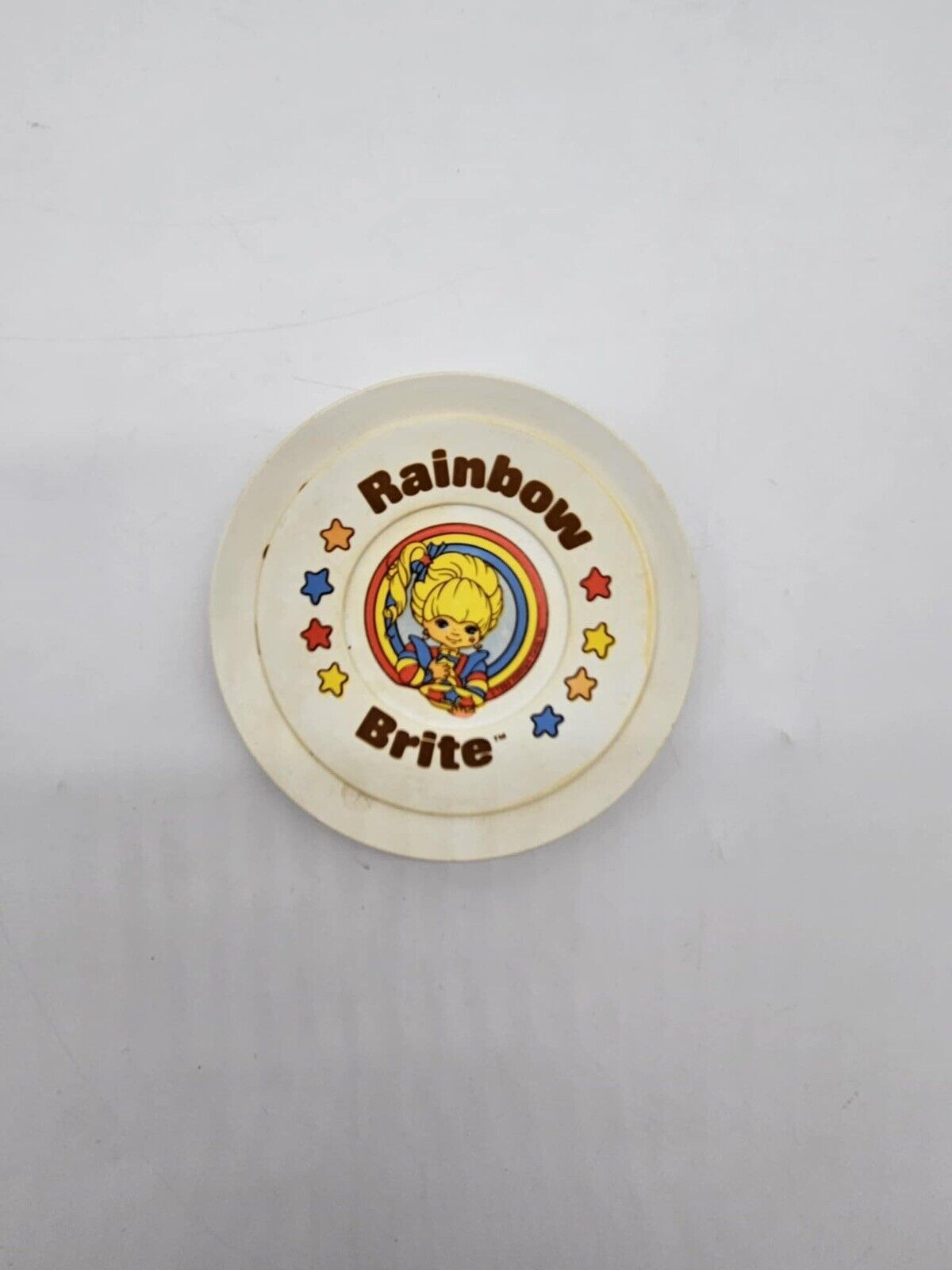 Blue Bird Vintage 1980s Rainbow Bright Mini Plastic Plates VERY RARE