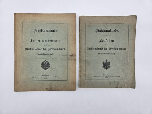 2 German Military Manuals From 1911 - See Description For More Info