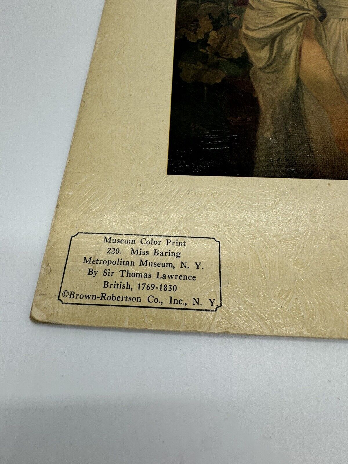 LOT of 3 Thomas Gainsborough NGA Gravure Art Prints 11x14 Museum Board ￼