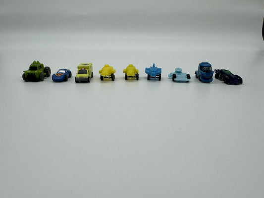 Micro Mini Tiny Toy Cars Lot of 9