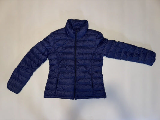 GAP Kids Primaloft Puffer Jacket Coat Upcycled Lightweight Size M Navy Unisex