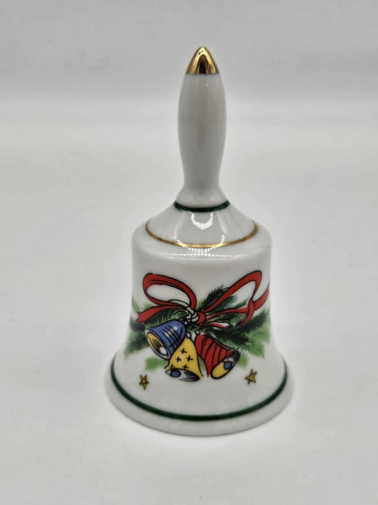 Vintage Salem 'The Salem Collection' Porcelain Christmas Bell-Japan