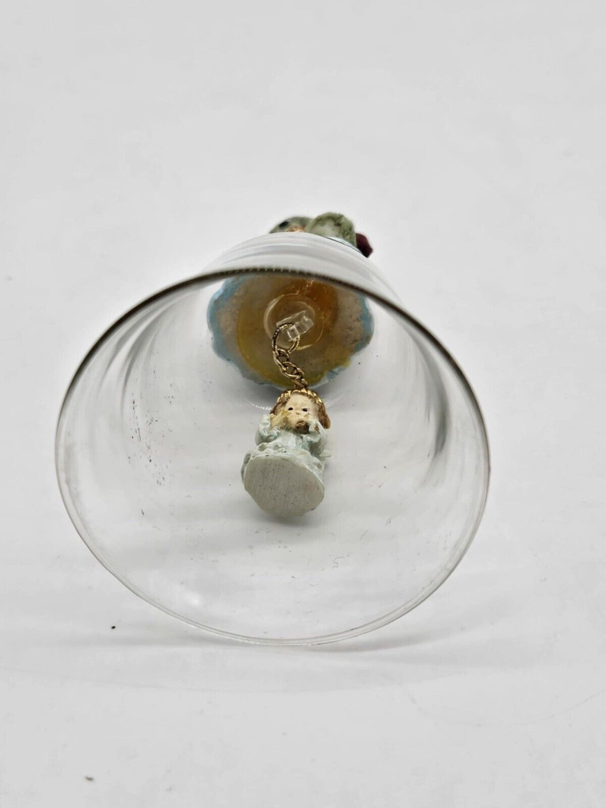 Vintage Giftco Inc. Loving Bear Glass Bell