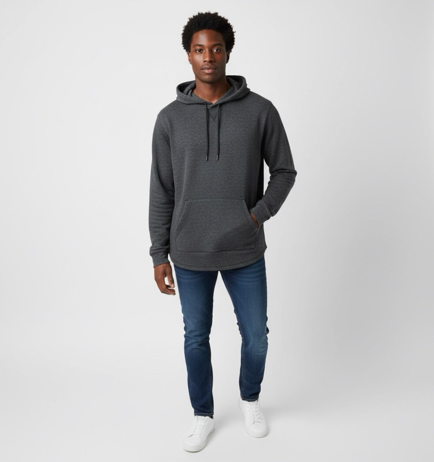 Levi’s Pullover Hoodie Sweatshirt Dark Gray Men’s XL Soft Casual