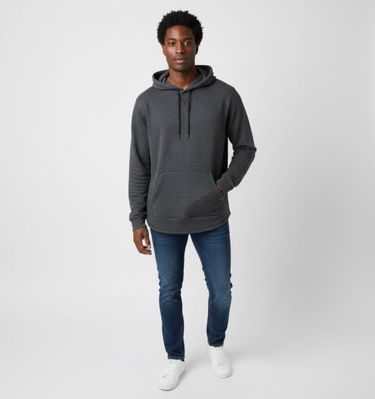 Levi’s Pullover Hoodie Sweatshirt Dark Gray Men’s XL Soft Casual