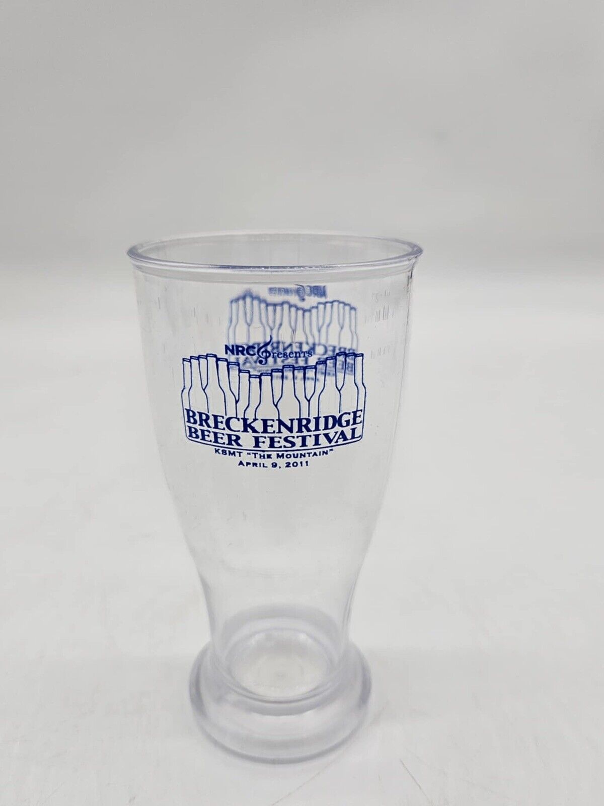 BRECKENRIDGE BEER FESTIVAL KSMT "THE MOUNTAIN" APRIL 8, 2011 PINT BEER GLASS