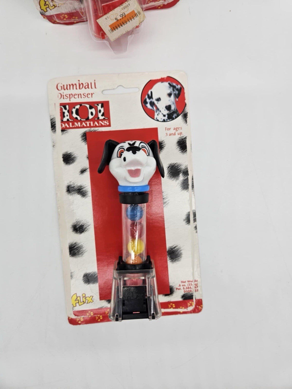 Vintage 1996 101 Dalmatians Flix Candy Factory Sealed Bubble Gum Dispensers