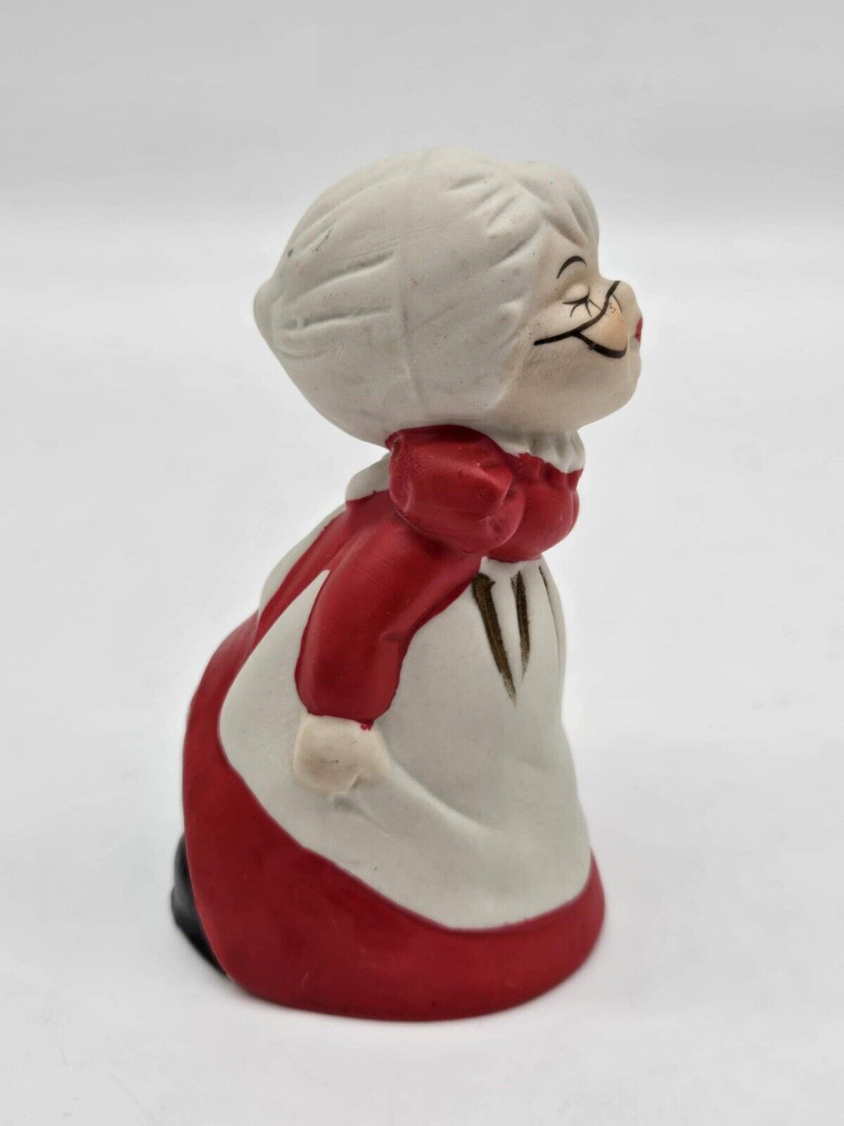 Vintage Christmas Porcelain Bisque Jasco Merri Bells Mrs. Claus 1978