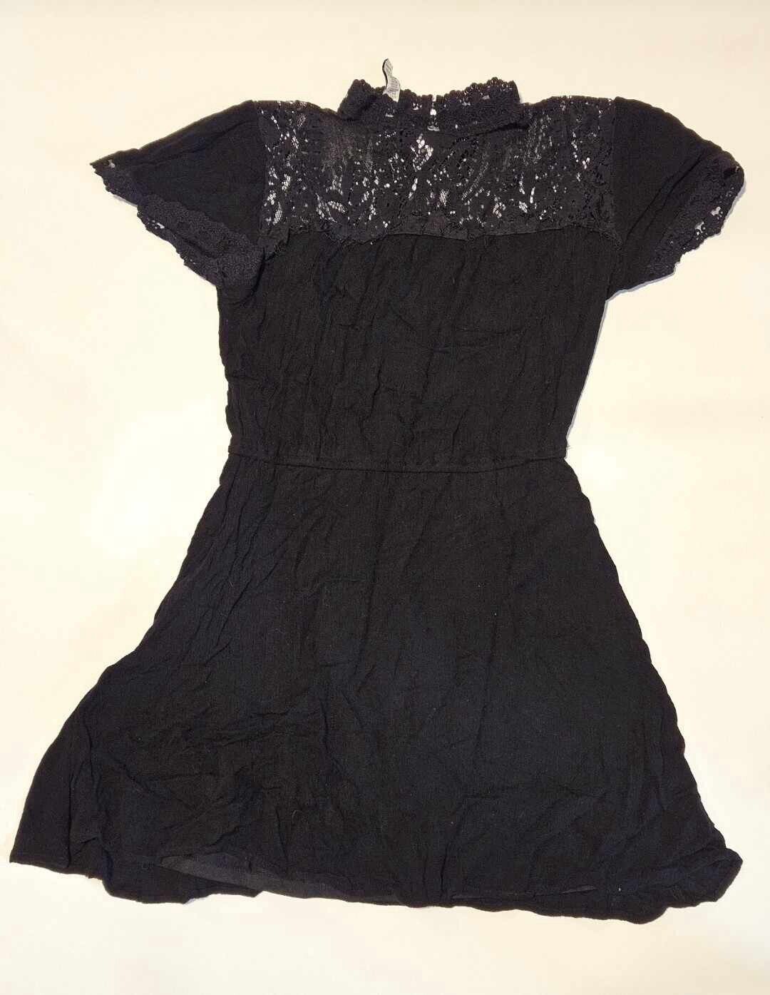 Women's American Rag Corset Style Sun Dress Crochet Back ~ Sz M