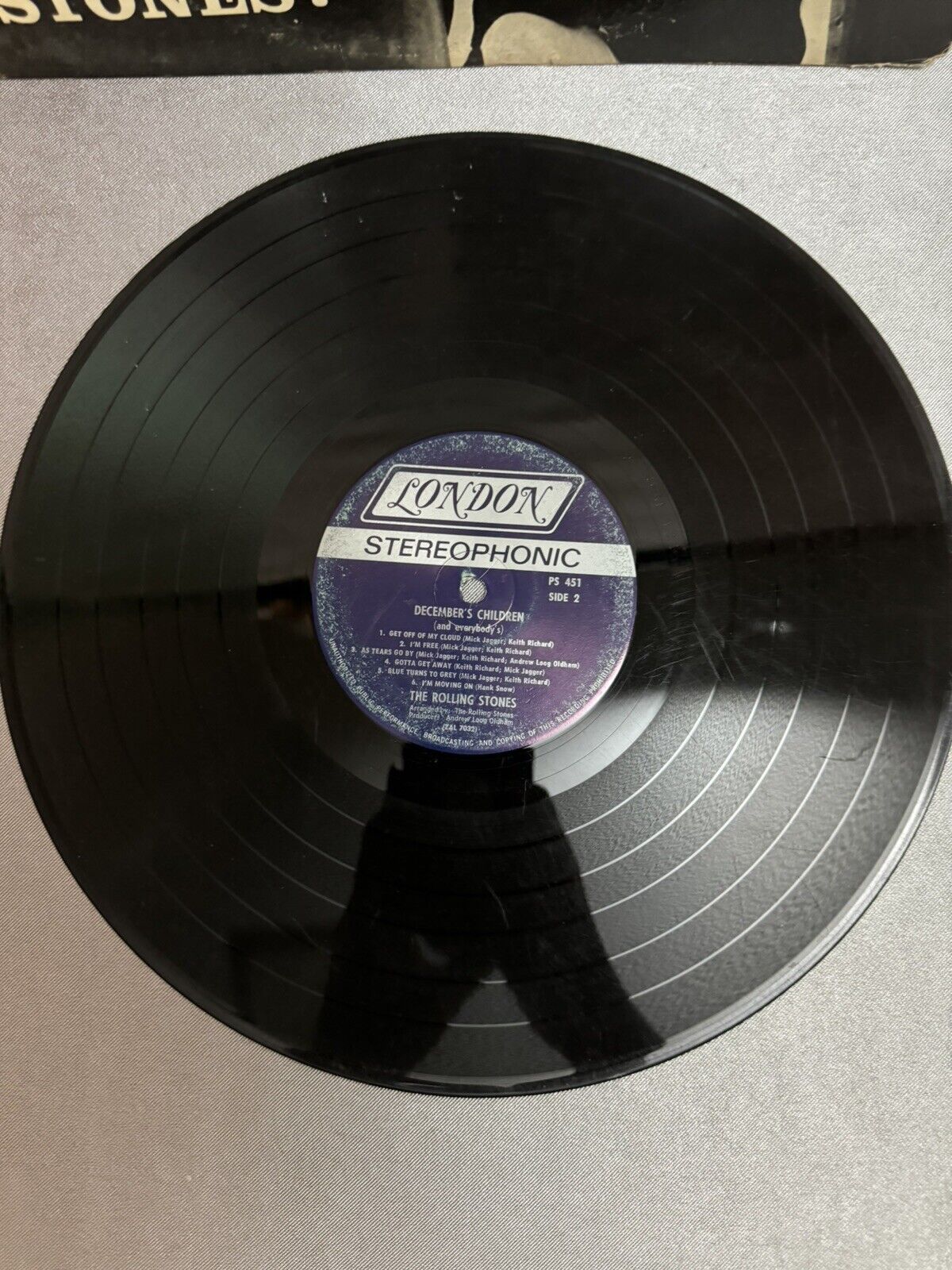 THE ROLLING STONES - DECEMBER’S CHILDREN VINTAGE VINYL . HARD TO FIND STEREO!