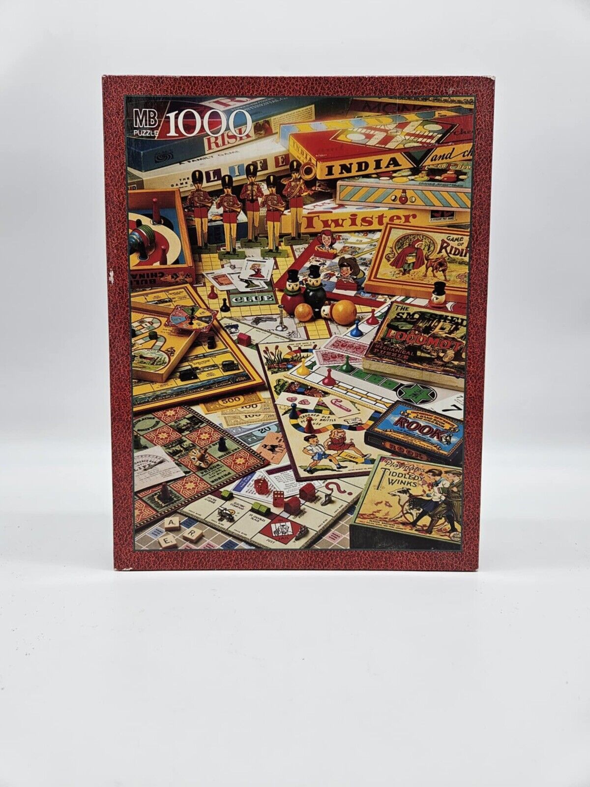 NIB 1995 MILTON BRADLEY 1000 PIECE "THE GAMES OF YOUR LIFE" JIGSAW PUZZLE