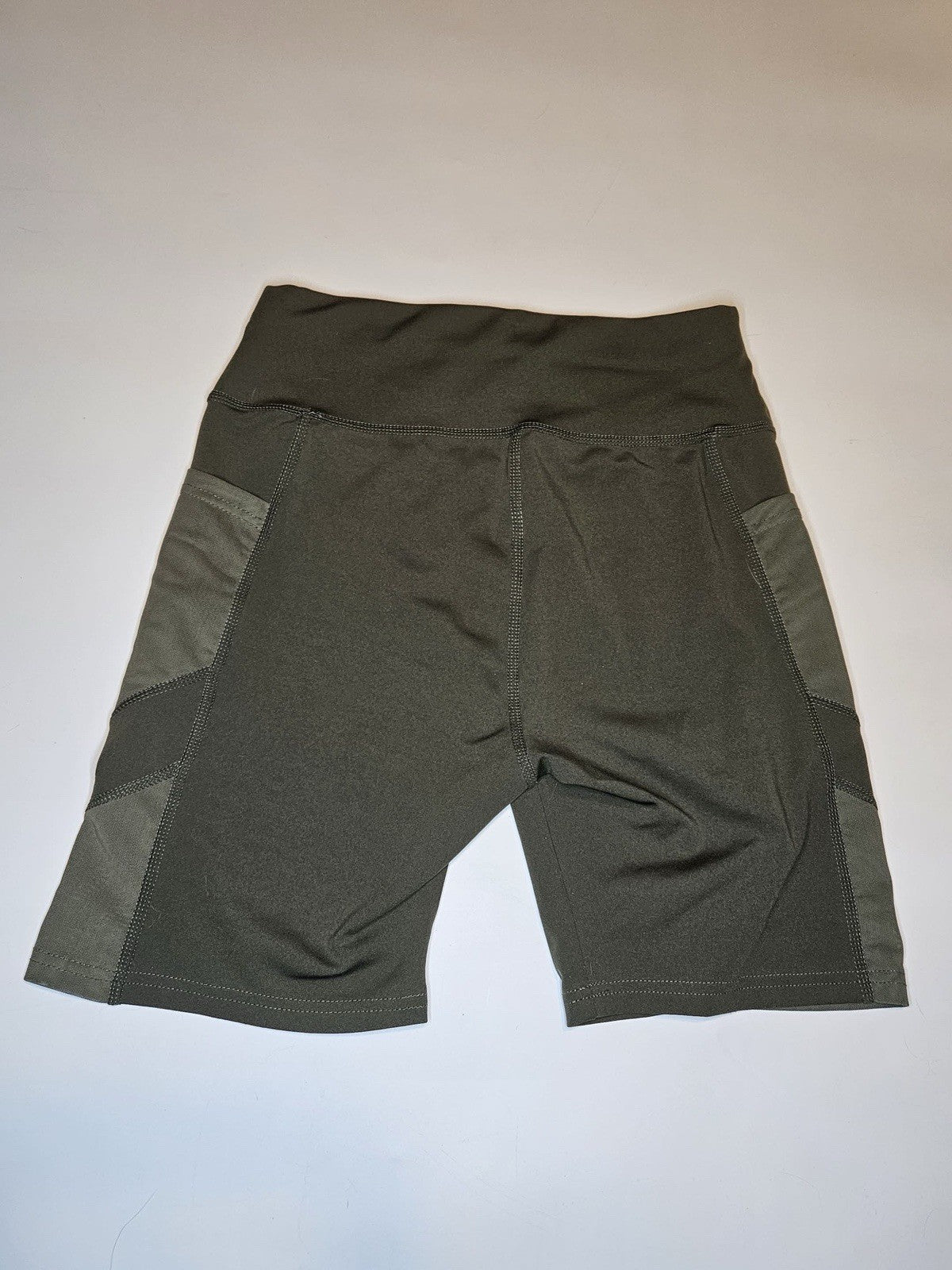 Olive Green High Waisted Athletic Biker Shorts Women’s Size Small