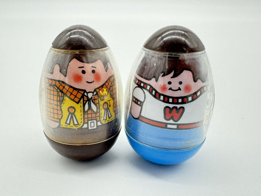 Vintage 1973 Set of 2 Weebles Boy’s