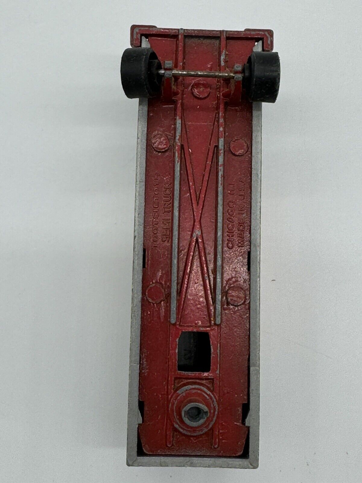 Lot of 4 Vintage Small Semi Trailers - Various Brands