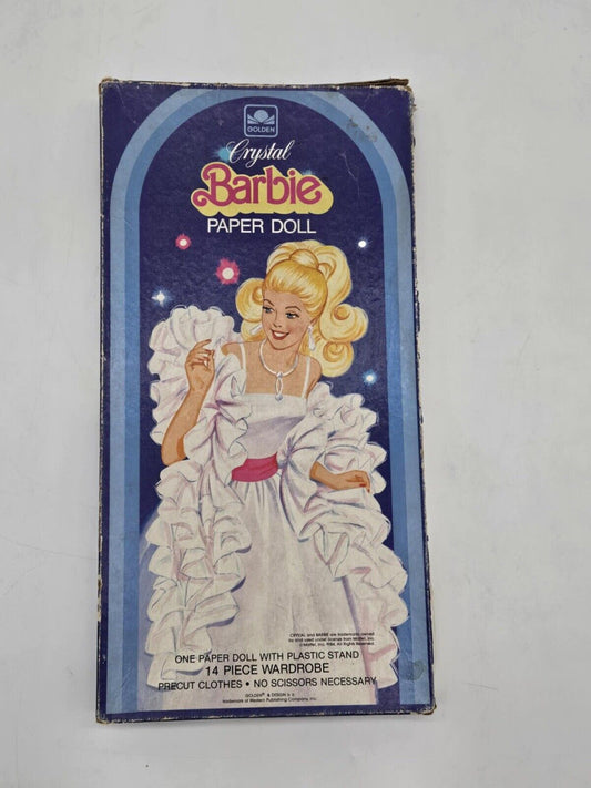 1984 Crystal Barbie Paper Doll & Paper Clothes