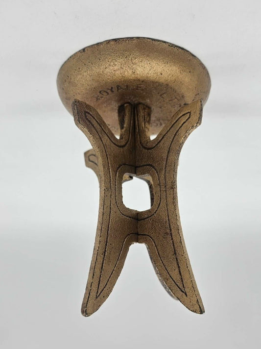 Vintage Gourmet Royale Ltd. Cast Iron Candle Holder For Candles Up To 3-1/4” Dia