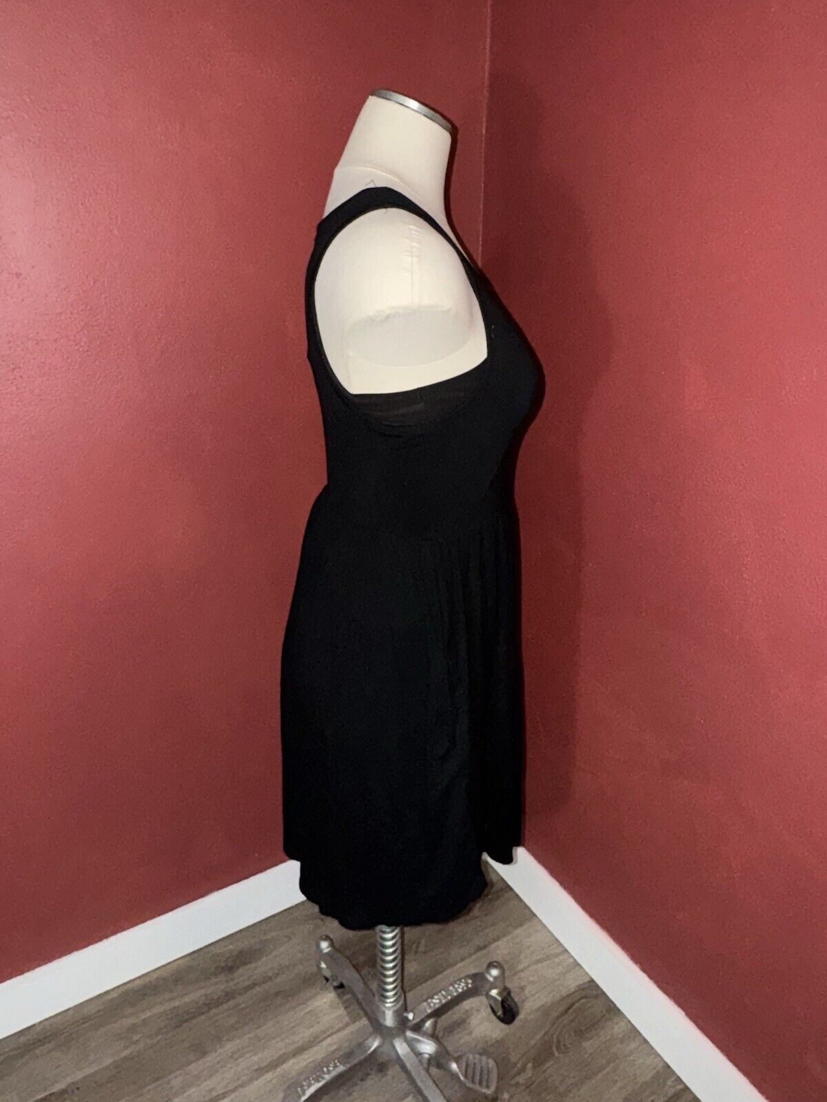Vepku! Women's Sleeveless Tank Dress w/Pockets Size S - Black