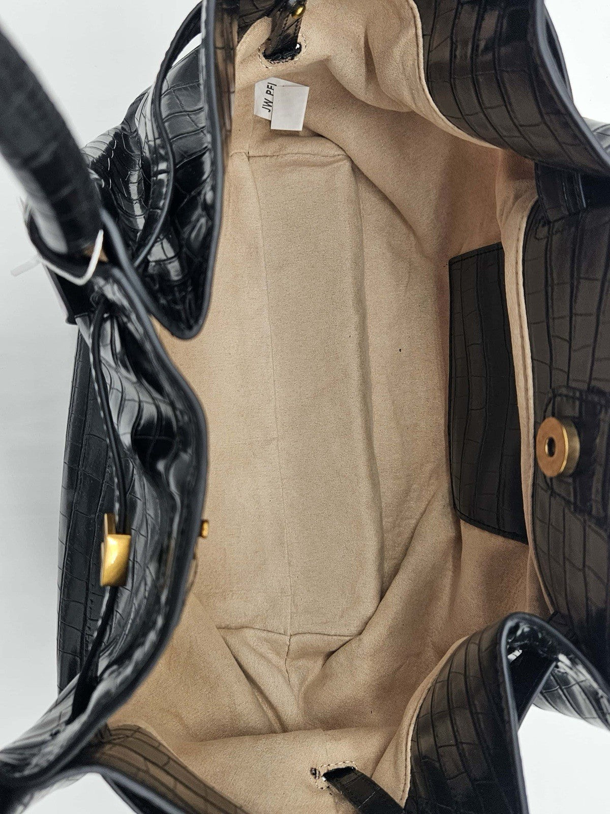 JW PEI Hana croc-effect medium tote bag