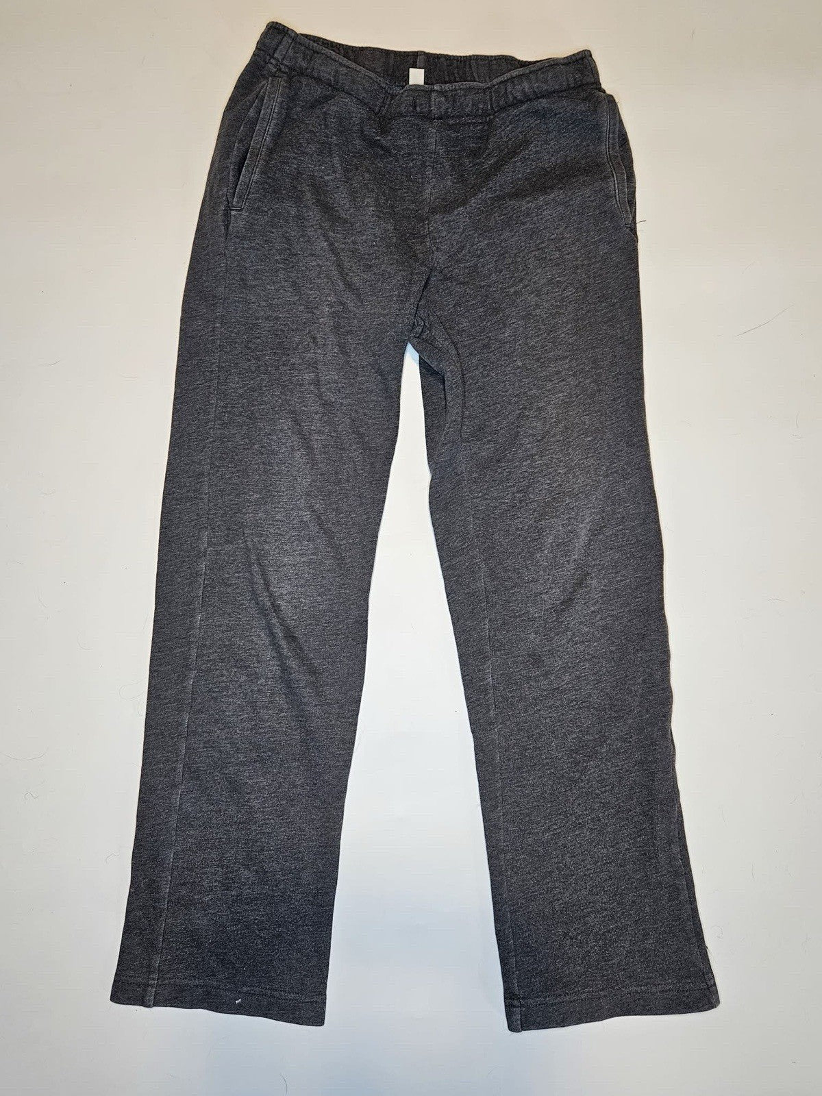 Tek Gear Pants Mens XL Gray Ultrasoft Fleece Open Hem Sweatpants Lounge Casual