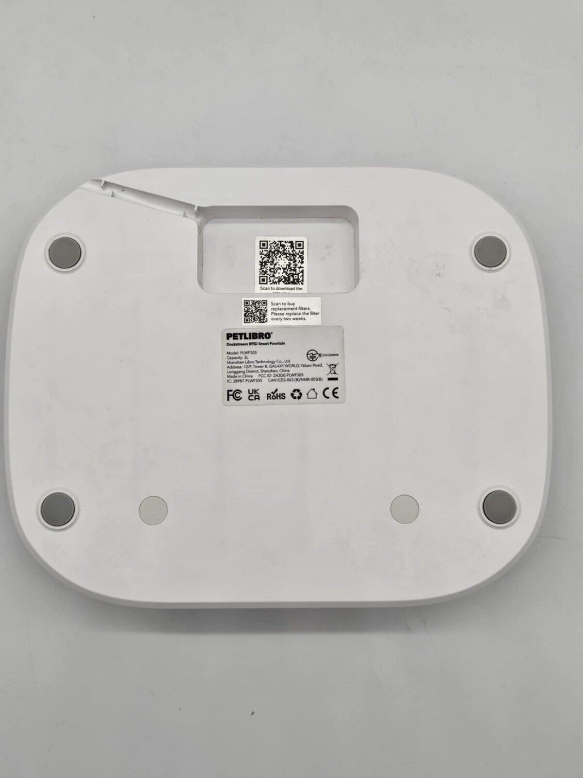 Multi Cats Water Fountain, Dockstream RFID Smart APP Monitoring Cat Fountain X2