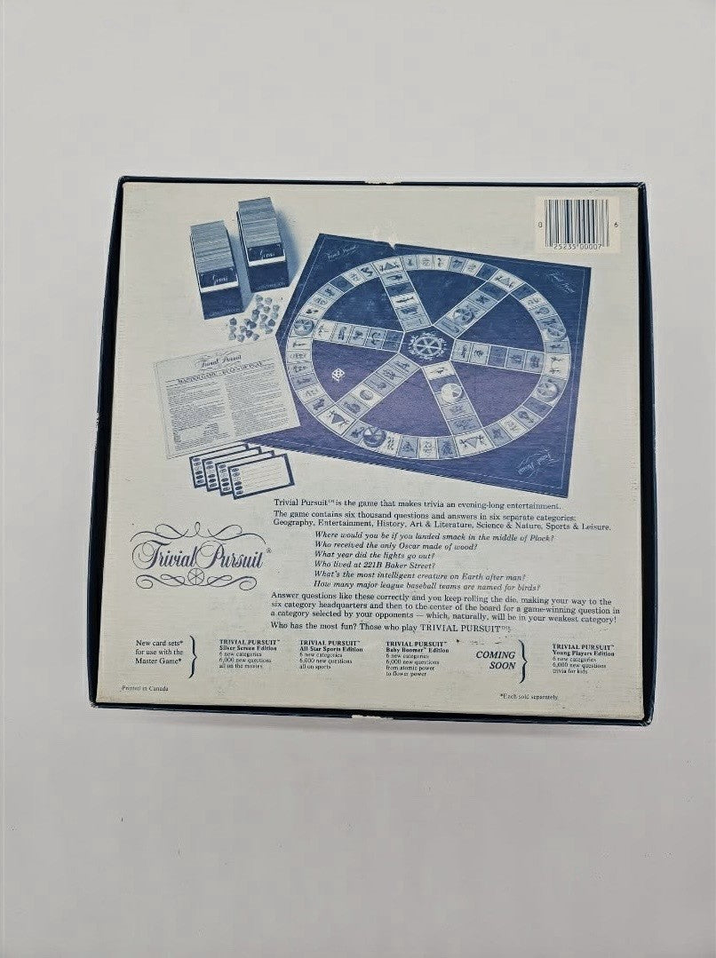 Trivial Pursuit Game-Mastergame-Genus edtion-1981