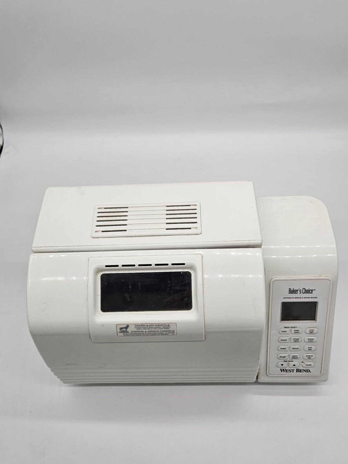 West Bend Baker's Choice Plus II Bread Maker 41091R Tested Working