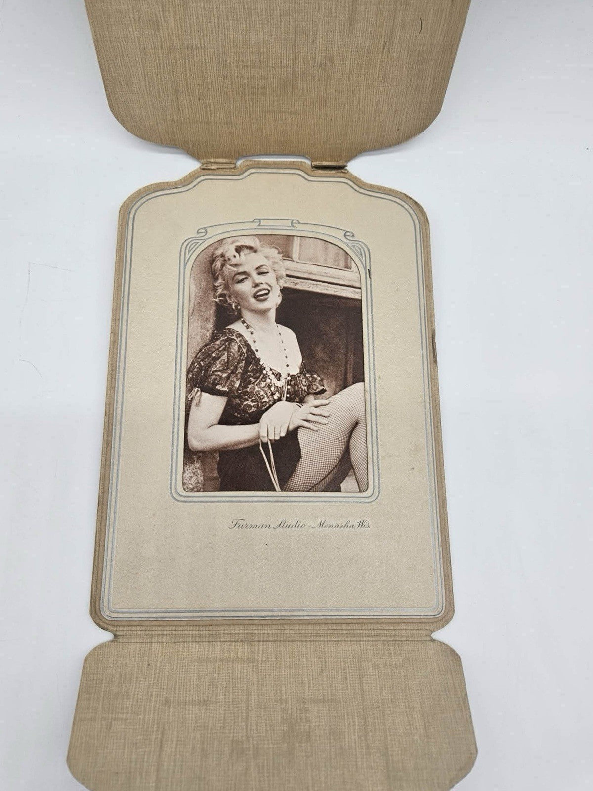 Vintage Marilyn Monroe Turman Studio Menasha WI Portrait Folder