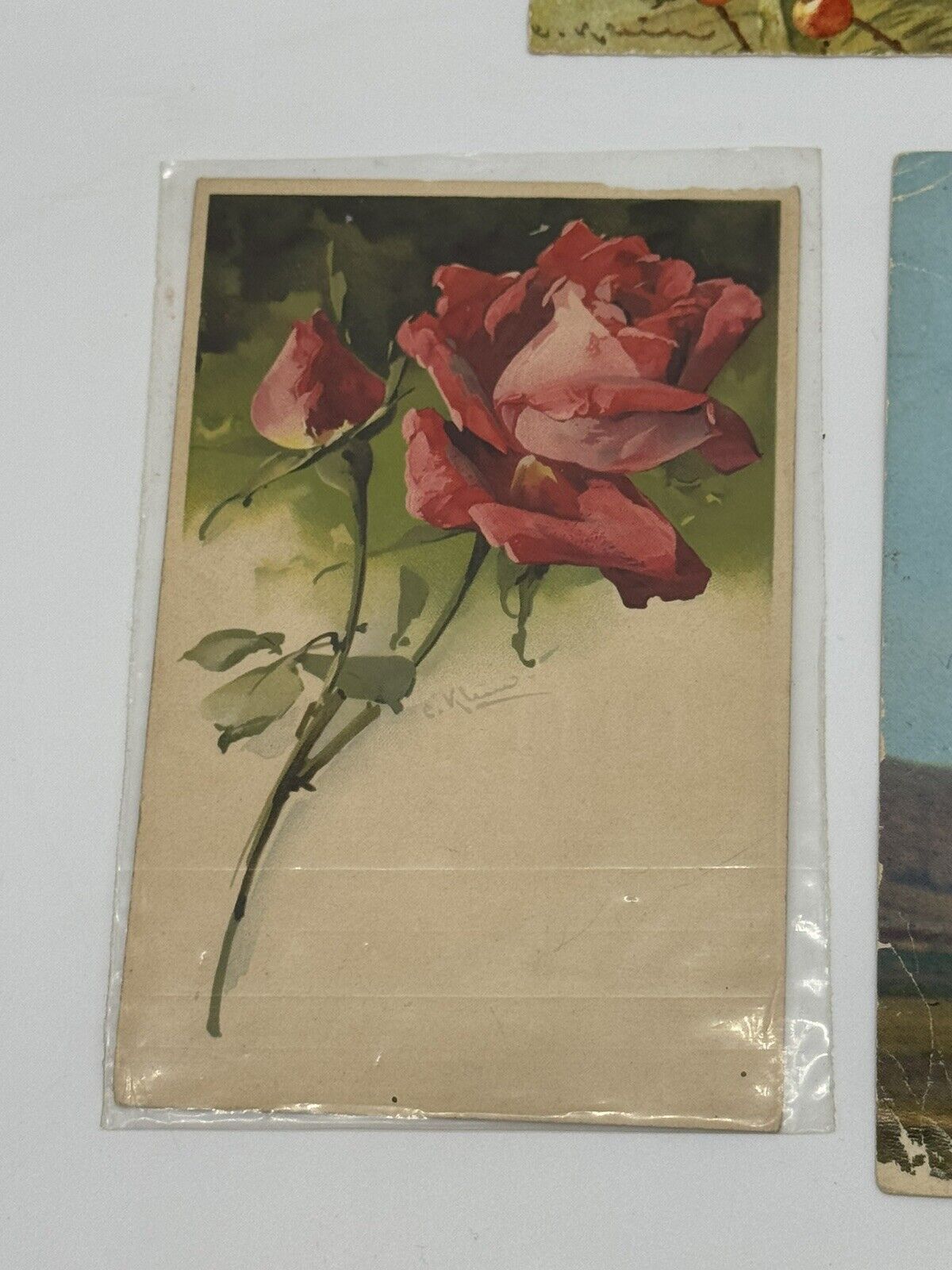 Lot of 8 Vintage Antique Postcards ~ Art Project Material