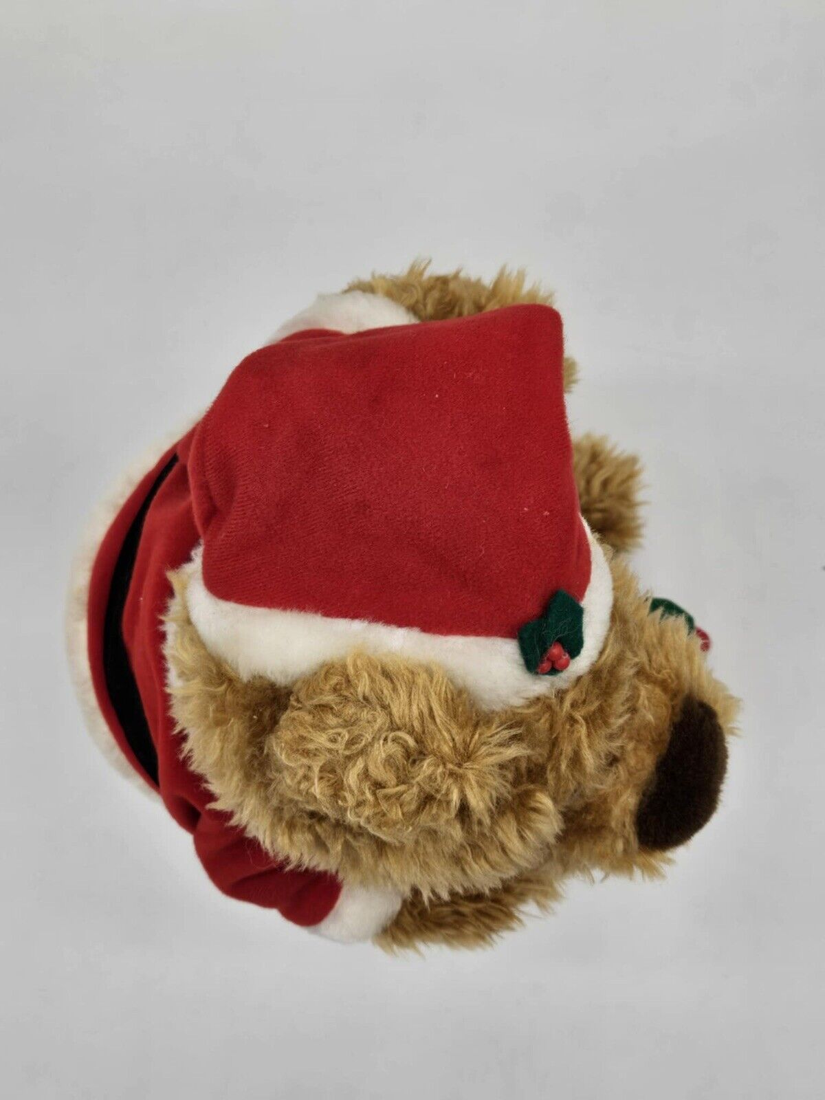 Musical Santa Bear On Bike 12 Songs Rides Tricycle Vtg 1997 AVON