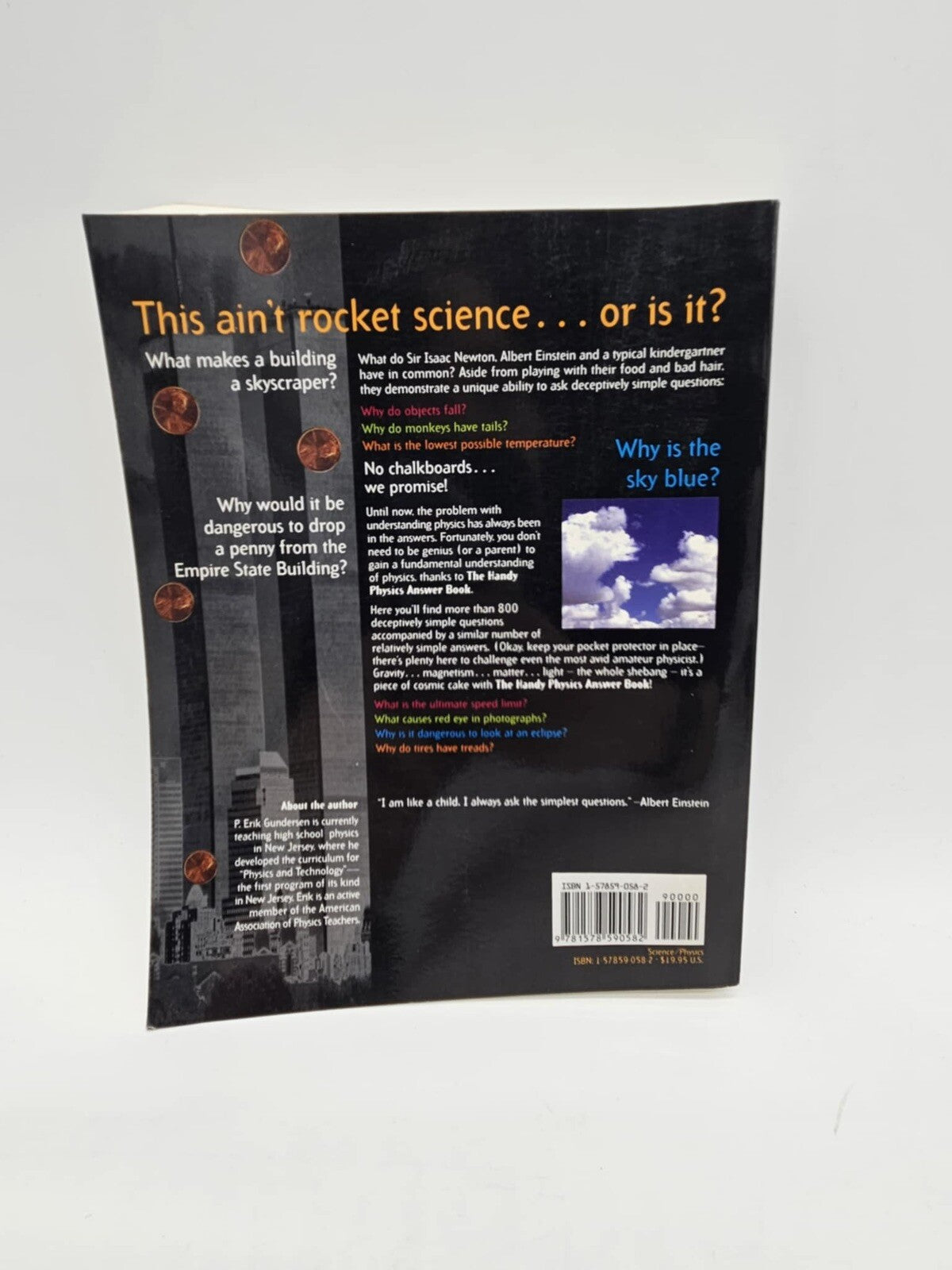 The Handy Physics Answer Book - Paperback By Gundersen, P. Erik - GOOD