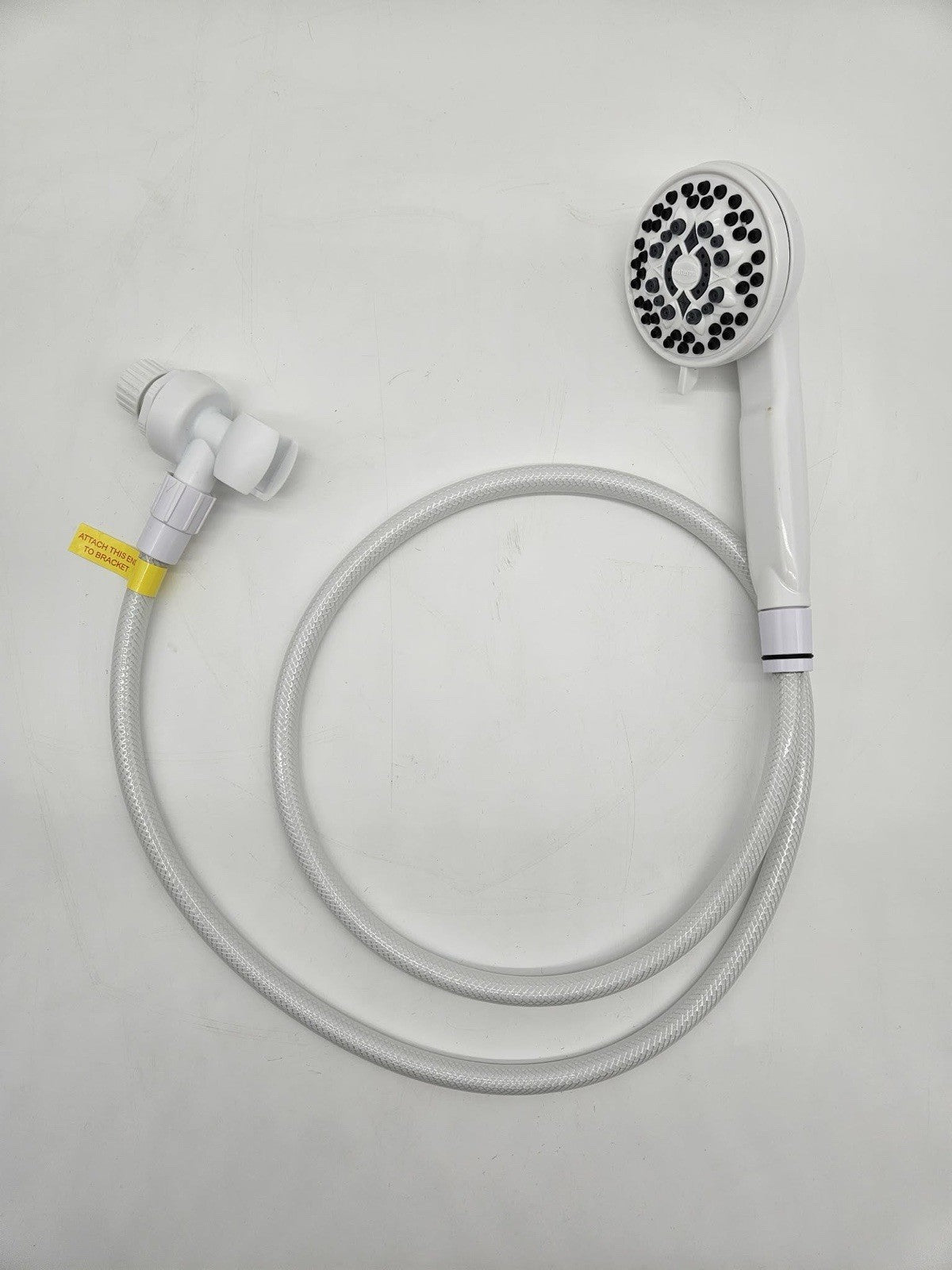 Waterpik Handheld Shower Head With Hose & Diverter Valve White