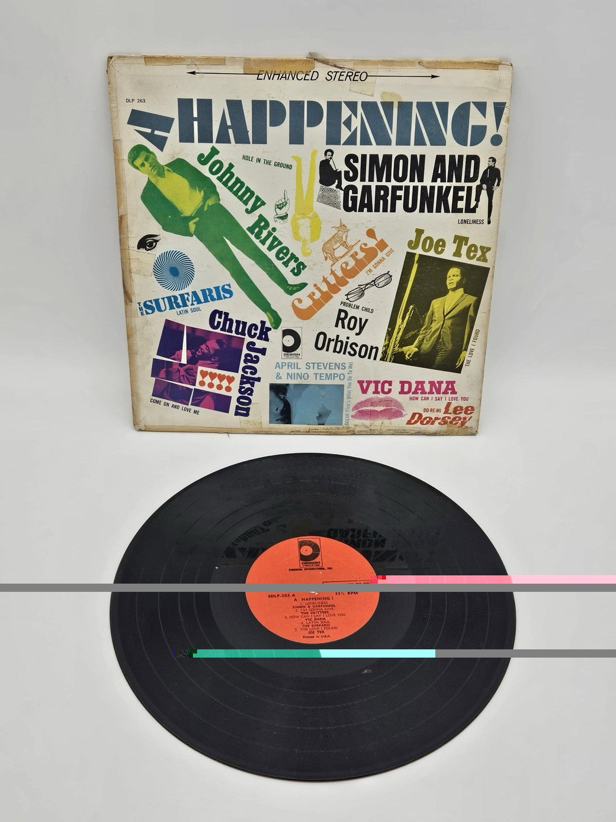 A Happening LP Various Artist Design Records DLP-263 Vinyl 1967