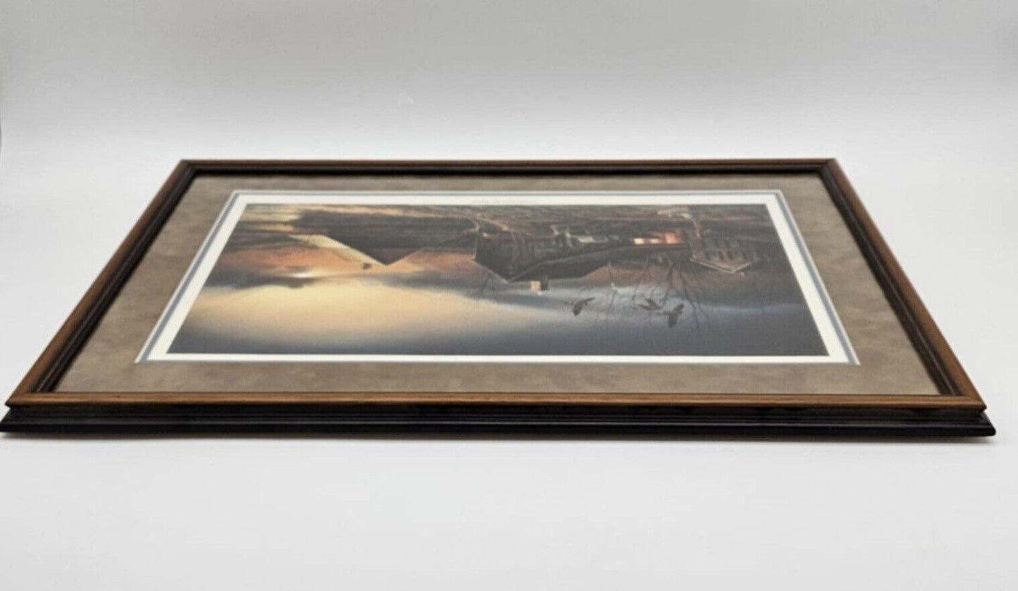 Terry Redlin “Prepared for the Season” Double Matted, Framed