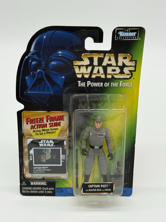 Star Wars Power of the Force POTF Freeze Frame Captain Piett Action Figure