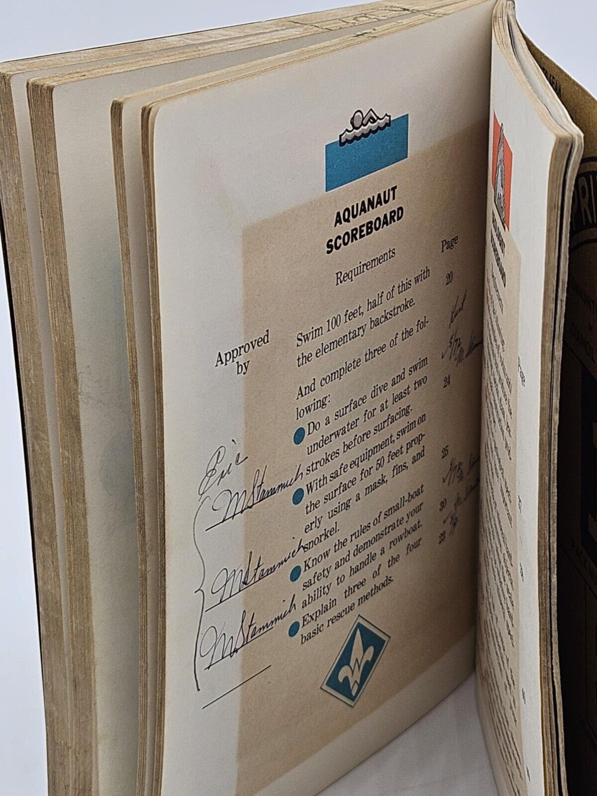 VINTAGE - BOY SCOUTS OF AMERICA "WEBELOS SCOUT BOOK"  1967