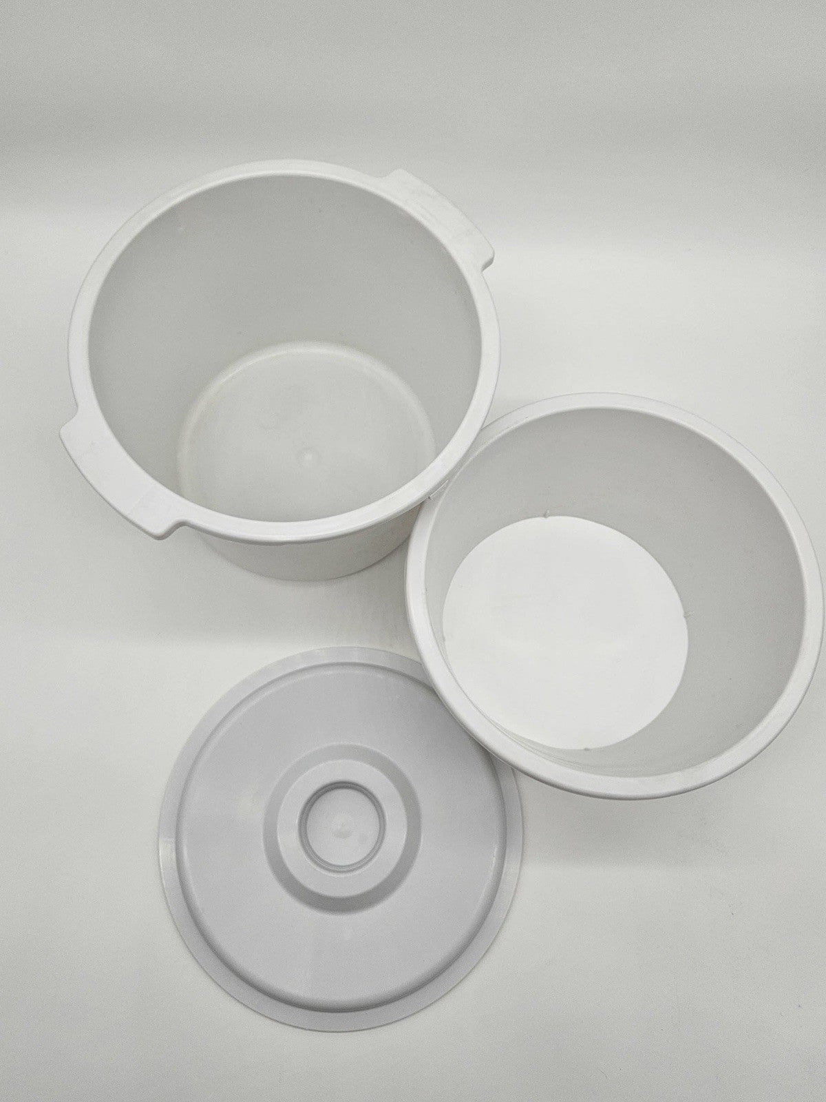 Commode Bucket Set - Pail, Splash, and Lid for Most Std & Bariatric Commodes