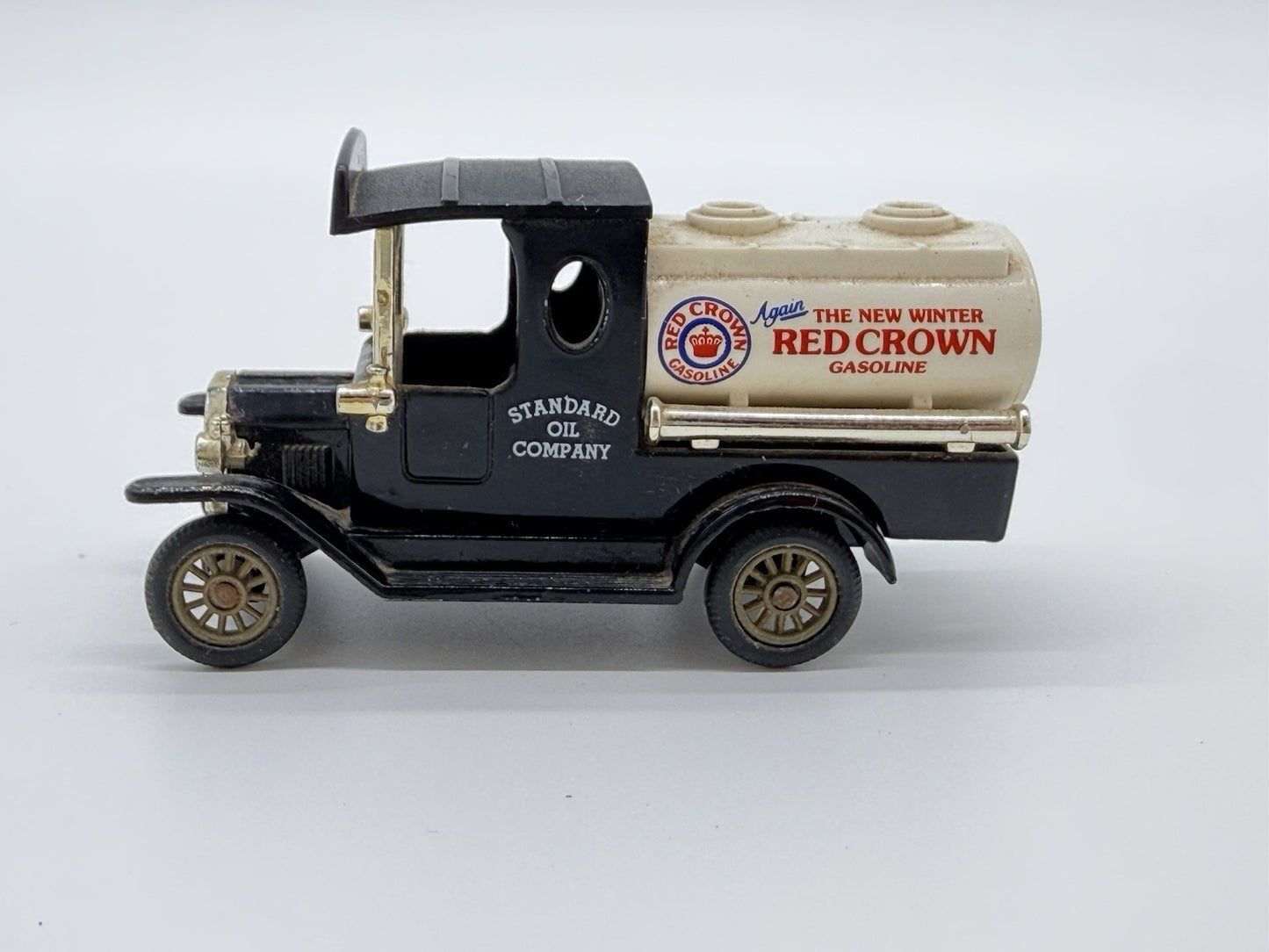 Vintage Lledo 1920 Ford Model T Red Crown Gasoline Standard Oil Die-Cast