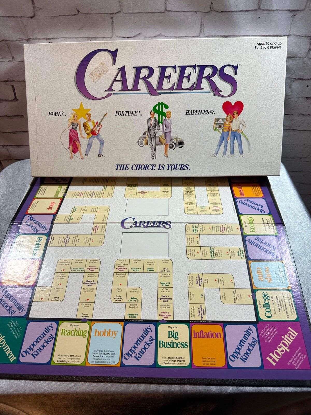 Vintage Careers Board Game 1992 Complete Game by Tiger Games