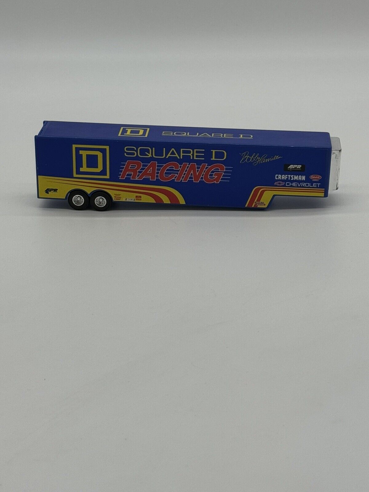 Vintage 2001 Bobby Hamilton 1:64 Square D Nascar Team Hauler