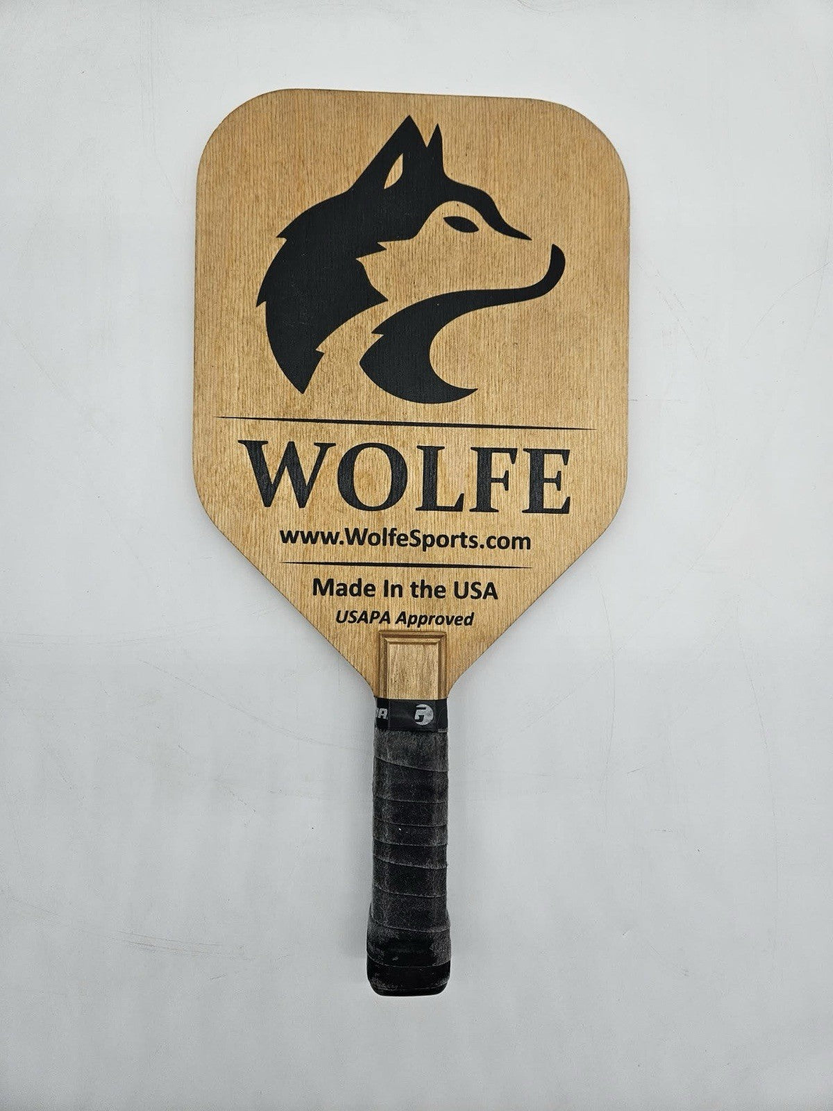 WolfeSports Wooden Pickleball Paddle