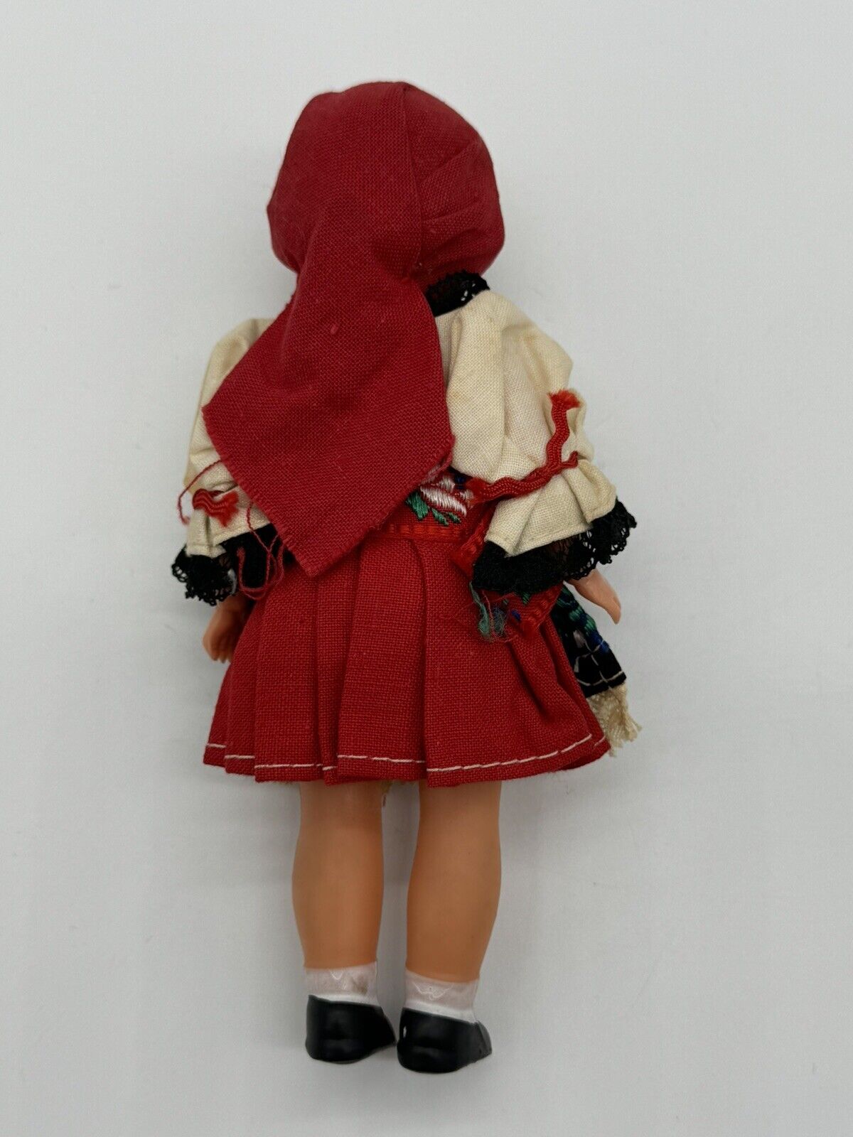 Czechoslovakia Doll Molded Plastic 6”