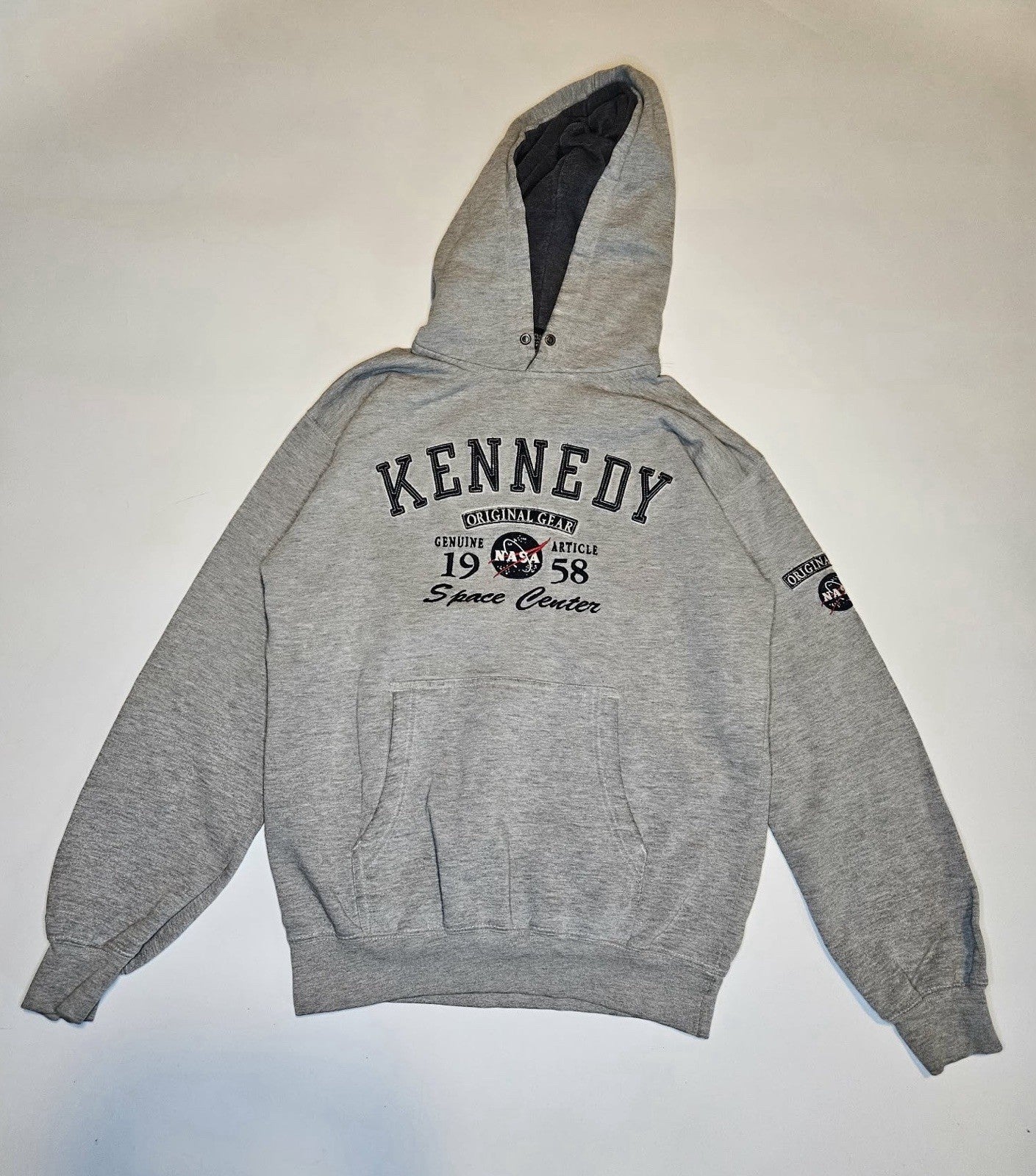 Kennedy Space Center NASA Hoodie Gray Size S/M