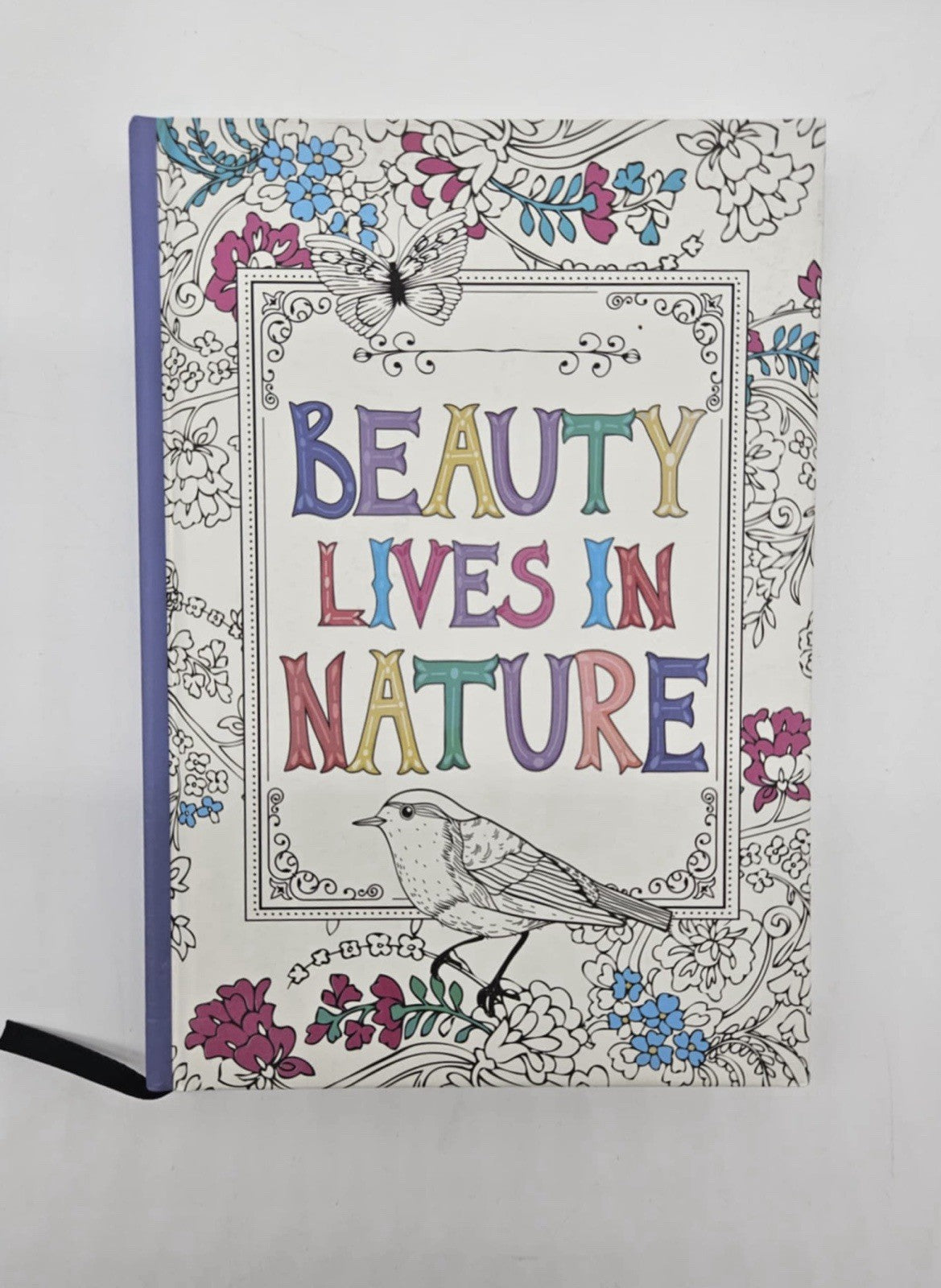 Coloring Journal Beauty Lives in Nature  Hardcover NEW
