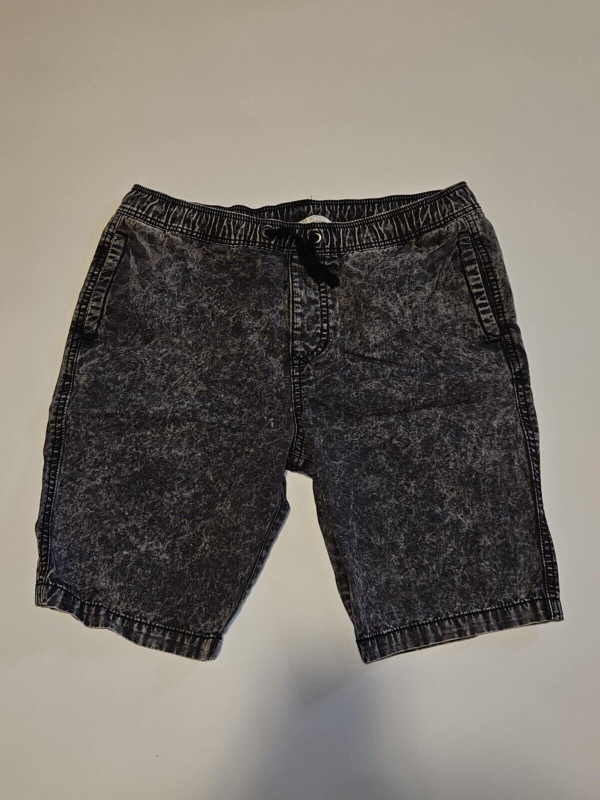 COTTON ON boys Black Washed DENIM SHORTS*  9 10