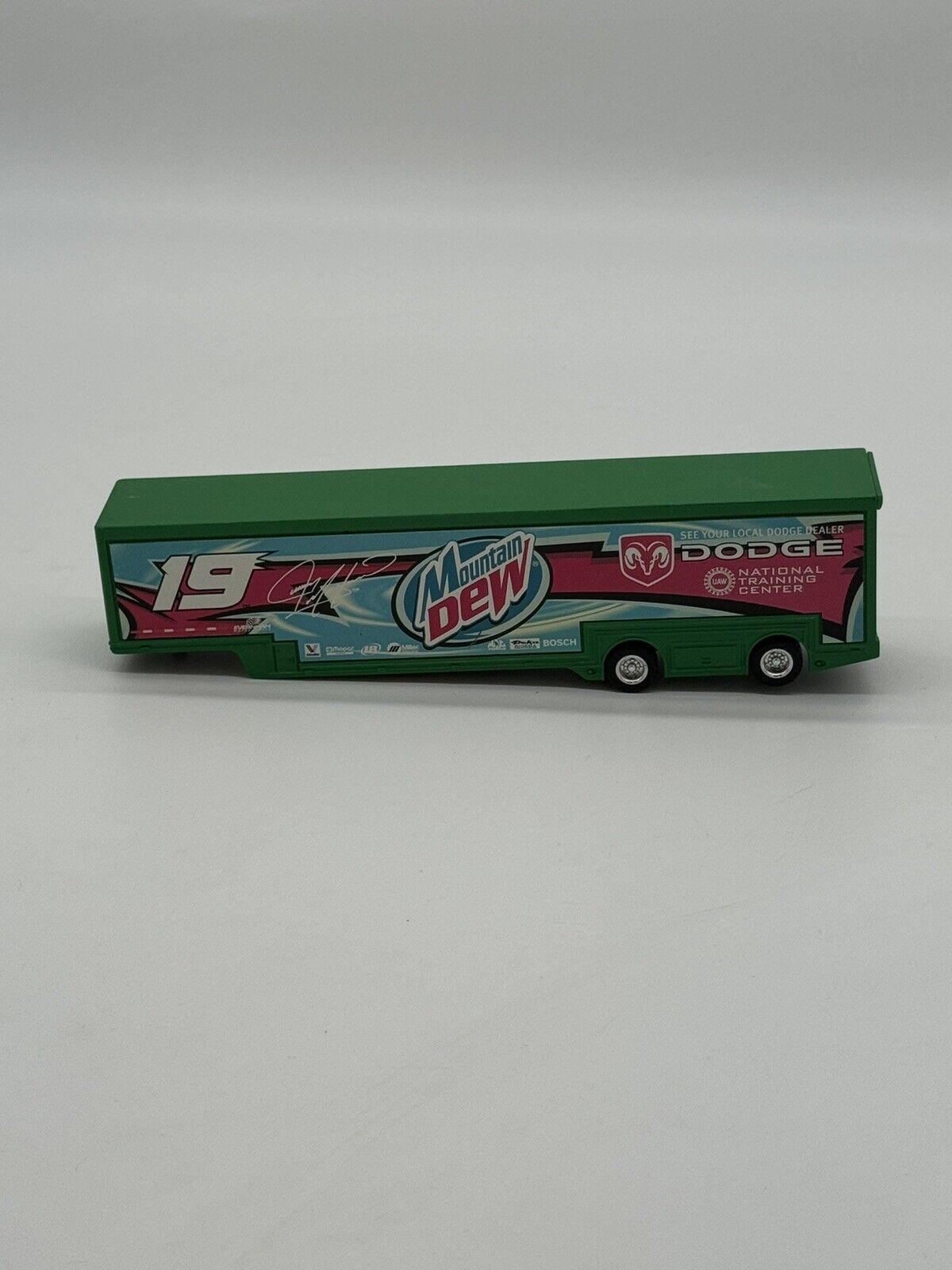 Casey Atwood Mountain Dew Car Hauler Trailer 1:64 Scale