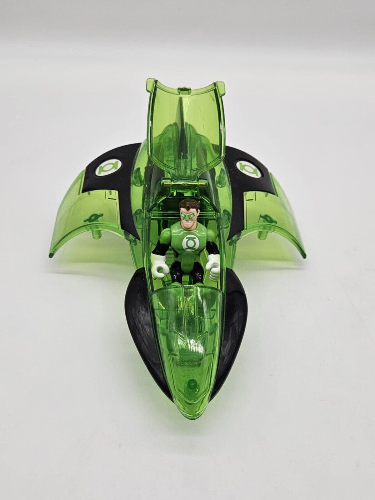 DC Comics Hero World Green Lantern Turbo Sled Vehicle Action Figure W/ Clay Face